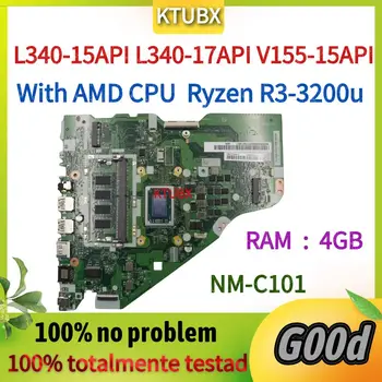 FG542, FG543, FG742 NM-C101.За дънната платка на лаптоп Lenovo L340-15API, L340-17API, V155-15API.С процесор Ryzan R3-3200u amd, 4gb оперативна памет
