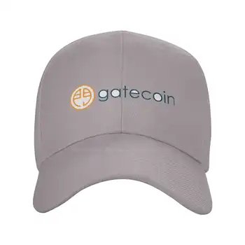 Gatecoin Деним шапка с логото на най-високо качество, бейзболна шапка, вязаная капачка