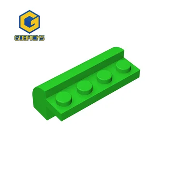 Gobricks Технологии за Сглобяване Particle 6081 4x2x11/3 Извити Строителни Блокове Комплект Сменяеми Части Играчки За Детски Подаръци