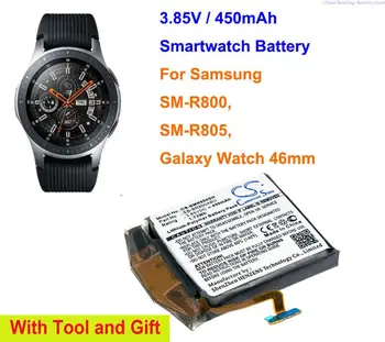 GreenBattery3.85V 450 mah Батерия за умни часа EB-BR800ABU, GH43-04855A за Samsung Galaxy Watch 46 мм, SM-R800, SM-R805
