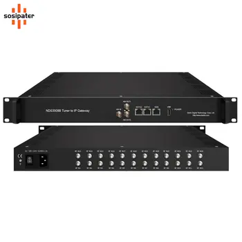 IRD DVB-S2 на IP SPTS изход 24 DVB-S2X DVB-S2 Тунер на IP SPTS изход Професионален Приемник NDS3508B-24