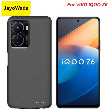 JayoWade 6800 mah Зарядно Калъф За VIVO IQOO Z6 Power Case IQOO Z6 Power Bank Калъф За Телефон VIVO IQOO Z6 Battery Case