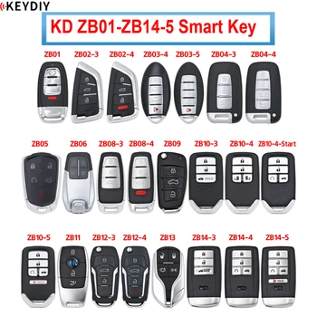 KEYDIY Универсален Смарт ключ ZB02-4 ZB04-4 ZB10-4 ZB11 ZB12-4 ZB14 за дистанционно управление на автомобилни ключове KD-X2 KD-MAX е Подходящ за повече от 2000 модели