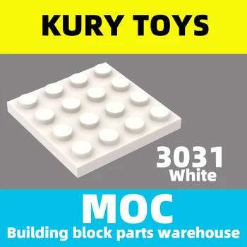 Kury Toys САМ MOC за 3031 Градивен елемент на резервни части за плоча 4 x 4 за плоча