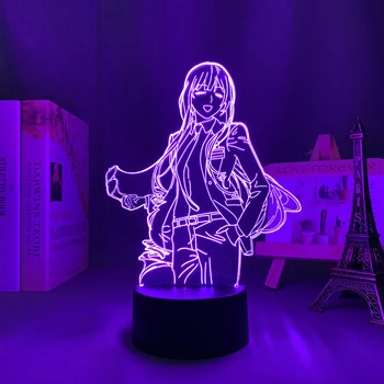 Led лампа Night Girls'Frontline Ak 12 за декор на детска спални, осветление, подарък за рожден ден, декорация на дома, 3D лампа на батерии