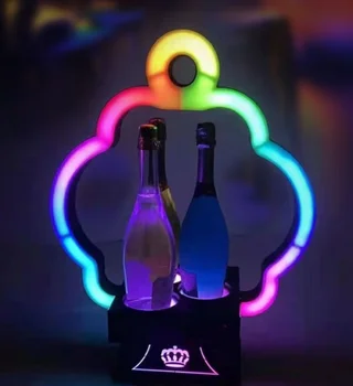 Led лампа-поставка за бутилка шампанско за нощен клуб