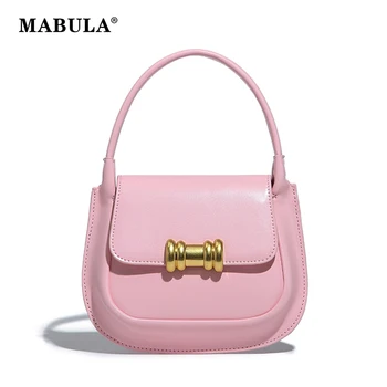MABULA Уникален Дизайн, мини-чанта-тоут с клапа, високо качество Дамски чанти през рамо, малко сладко чанта за момичета, женствена чанта през рамо