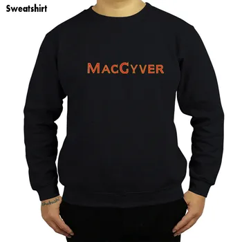 MacGyver Classic Tv Show мъжки hoody есенно-зимни мъжки памучни блузи нова модна марка черни качулки за мъже sbz4462
