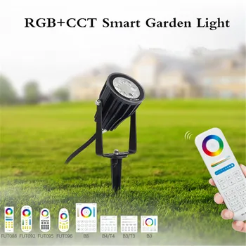 miboxer FUTC04 6 W RGB + CCT Интелигентен Led Градински Лампа За Външно Озеленяване Осветление IP66 Milight FUTC03 15 W FUTC05 25 W RGB + CCT Осветление на тревата
