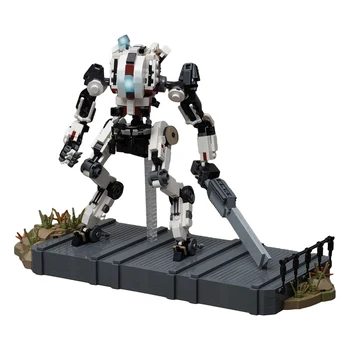 MOC Ronin-Клас Високотехнологични Механични Тухли Titanfalls Меч Титан Робот Строителни Блокове Набор от Сглобяеми Играчки за Деца, Подарък За Рожден Ден