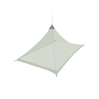 Mosquito net за нощуване на открито, лесно преносима шалте, палатка, външна mosquito net зелен цвят