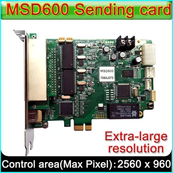 NOVASTAR MSD600 Led дисплей За изпращане на карта, външен и Вътрешен Пълноцветен led видеодисплей P2.5-P10-P20, Синхронен контролер