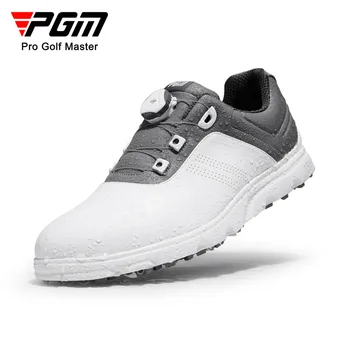 PGM нови обувки за голф, мъжки копчета, шнурове, спортни обувки, водоустойчив обувки, мини нитове, лятна спортни мъжки обувки