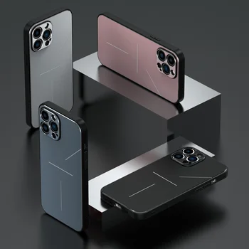 Premium Калъф От Алуминиева Сплав За iPhone 14Plus 11 12 13 Pro Max 13Mini 13Pro Max Метален Твърд Калъф TPU Рамка на Защитно покритие на Камерата
