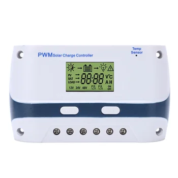 PWM слънчев контролер с няколко режима на работа при натоварване регулатор за слънчева батерия Защита от късо съединение IP32