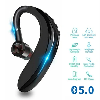 S109 Безжични Слушалки Bluetooth 5,0 с HI-FI Стерео HD, Микрофон Хендсфри Слушалки стерео слушалки За Смартфон Автомобилни Мобилни Слушалки