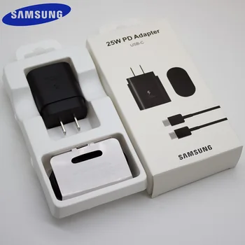 Samsung Galaxy Usb Type C Pd 25 Вата зарядно устройство с американски щепсел, Кабел За Бързо Зареждане A54 5G S22 S23 S21 S20 FE Note 20 Ultra 10 а a53 A73 A52