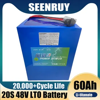 SEENRUY 48V 60AH Литиево-Титанатный Батерията с Батерия BMS 20S LTO за 48V 5000W Слънчевата Система Мотор Скутер Електронна Количка
