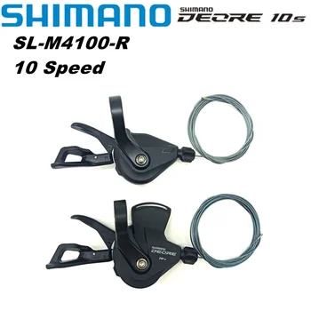 Shimano Deore M4100 1x10S RAPIDFIRE PLUS Клип на скоростния 10 Скорости SL-M4100 скоростния Велосипеден 10V Ключ 10S