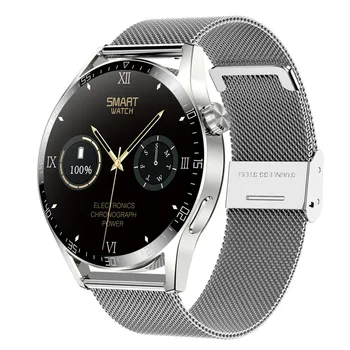 SK12 Plus 1,32-инчов смарт часовници мъжки Bluetooth Покана NFC AI Гласов асистент Безжичен Charing Smartwatch фитнес гривна