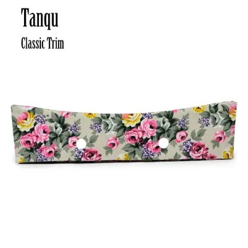 TANQU, нова цветна класическа тапицерия от плат с цветен модел, украса от памучна тъкан за класическа чанта big Obag, O Bag standard Body