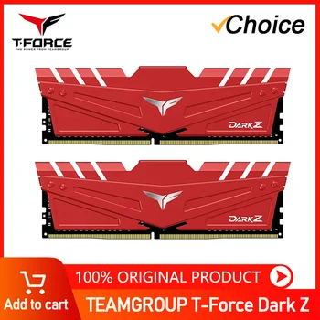 TEAMGROUP T-Force Dark Z 16GB Kit (2x8GB 2X16GB) DDR4 Dram 3600 Mhz Тенис на модул памет Ram