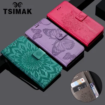 Tsimak Чанта-Портфейл За iPhone 12 Pro 11 X Xs Max Mini XR, флип-надолу Капака на Телефона, От Изкуствена Кожа, Подставка-Награда, Калъф-за Награда