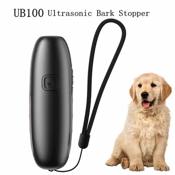 UB100 Ултразвуков фиксатор за лай, което предотвратява лай, инструменти за дресура на кучета и репеленти, контролното устройство тренажерное