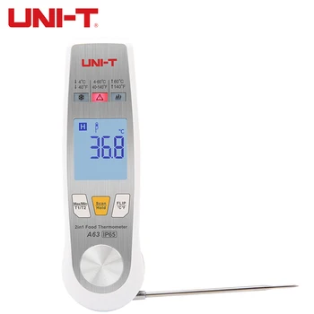 UNIT 2 В 1 хранително-вкусовата термометър Дигитален кухненски тестер температура за месо, фурни, барбекю, цифров датчик за температура, измервателният термодвойка