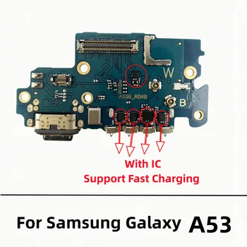 USB Зарядно устройство, зарядно устройство, конектор за зареждане, гъвкав Кабел за Samsung а a53 5G A536 A536B