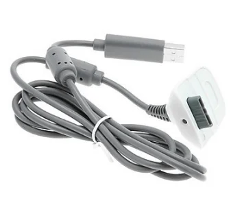 USB кабел за зареждане на безжичен гейминг контролер за Xbox 360 Геймпад джойстика, захранващ Кабел, зарядно устройство, слот кабели
