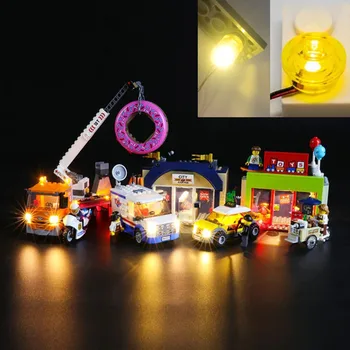 USB-осветление за набиране на конструкторите Lego 60233 за отваряне на магазин за понички - (Модел LEGO комплект не е включена)