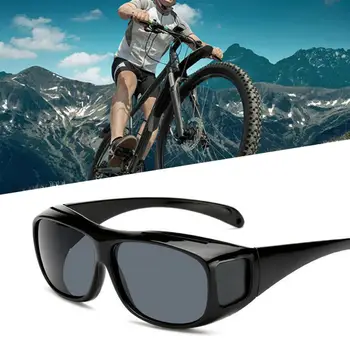 UV400 Анти-UV-Пескостойкие Очила за езда, Мъжки Спортни Очила за Нощно Виждане на открито, слънчеви Очила