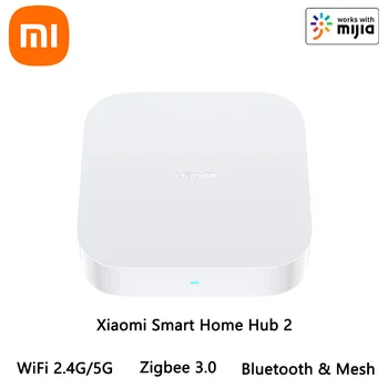 Xiaomi Smart Home Hub 2 Zigbee 3.0 Интелигентна Мулти-Режим Портал Wifi 5 Ghz И 2.4 Ghz, Bluetooth Мрежа Mi Jia Mi Home Център За Управление На