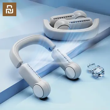 Youpin Нов преносим маточната фен Мини Безжични електрически вентилатори Безлопастный USB Акумулаторна спортен охлаждащ вентилатор За спорт на открито Пътуване