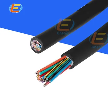 YY01 Кабел Chengjia, Гъвкав кабел за управление, не са защитени, многоядрени, черен, трехжильный, 1,5 мм, 2,5 мм, 4 мм, 6 мм, тел RVV