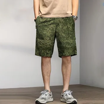 Автентични мъжки летни свободни износоустойчиви камуфляжные шорти за вездеходного използване на открито