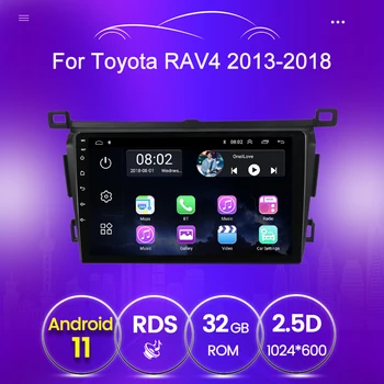 Авто Мултимедиен Плейър За Toyota RAV4 Рав 4 2013 2014 2015 2016 2017 2018 С Радио и GPS Carplay 2DIN Главното Устройство