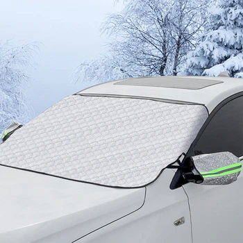 Автомобилно снежна покритие За покриване на сенника на предното стъкло Зимата водоустойчив антигололедный автоматично покровител на Зимните автомобилни външни настилки