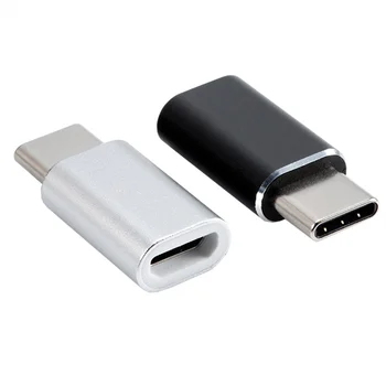 Адаптер Micro USB Жена-Type C мъжки, конвертор Micro-B USB-C, адаптер за зареждане, Аксесоари за телефони