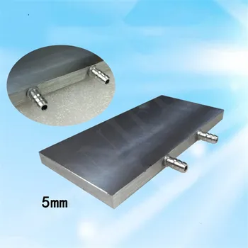 алуминиева корона с водно охлаждане с дебелина 5 мм, плоча, водно охлаждане, електронна охлаждане филм, ръководство студен блок