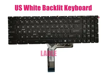 Американска клавиатура с бяла подсветка за MSI WE63 8SI/WE63 8SJ (MS-16P6)/WE65 9TJ/WE65 9TI (MS-16U2)