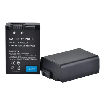 Батерия EN-EL25 капацитет от 1680 ма батерия и зарядно устройство Nikon Z50 ZFC Z 50 Z ФК