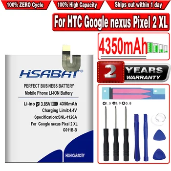 Батерия HSABAT 4350mAh G011B-B за HTC Google nexus Pixel 2 XL G011B Pixel XL2 G011C
