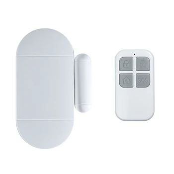 Безжичен вратата прозорец сензор аларма с вграден високоговорител със звук 130 db