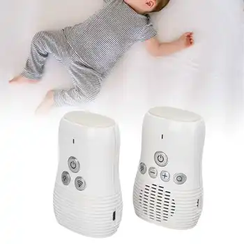 Безжична аудионяня, двупосочен домофонна система, монитор, за да се грижи за детето, вграден микрофон и високоговорители, 100-240 В