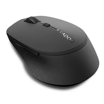 Безжична Оптична мишка Rapoo M300S/M300W с Ци-зареждане и многорежимной поддръжка на Bluetooth с резолюция 1600 точки на инч, за компютърни Лаптопи