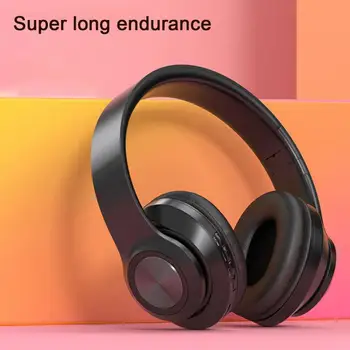 Безжични слушалки P33 с подкрепата на HiFi, гласово повикване, Bluetooth-съвместима игрова спортни слушалки 5.0 стерео с микрофон