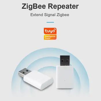 Безжично дистанционно управление Zigbee Smart Hub Усилвател на сигнал, Усилвател на далечни разстояния, мост Zigbee Mesh Network USB Портал