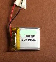 безплатна доставка, 100 бр./лот 3,7 В 402025 150 ма полимерно-литиева акумулаторна батерия за смарт часа drive MP3 recorder PSP toy GPS